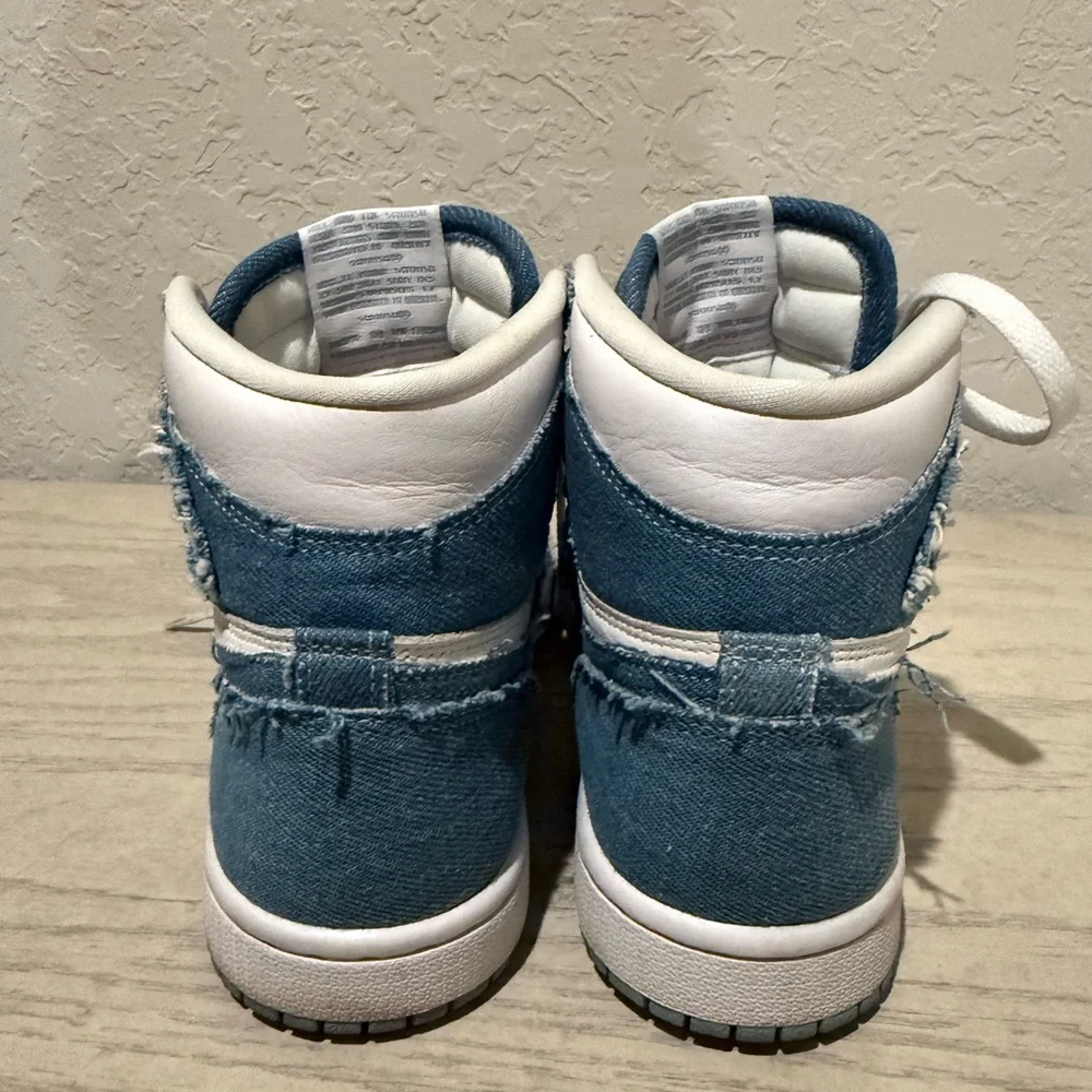 Excellent condition Authentic Womens denim retro Jordan 1s size 6.5 - Picture 3 of 4